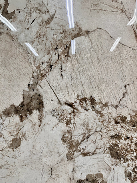 Mármol 1.22m x 2.80m. - Alaska Cream