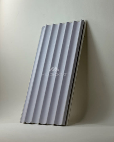 Lambrin Wave. - Blanco Mate. Caja con 10 Piezas