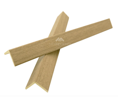 Esquinero Interior 2cmX2.90m. - Nogal Claro