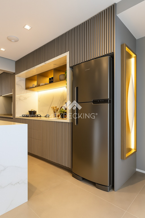 Lambrín Interior. - Acero.