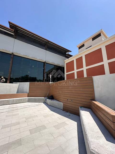 WPC Deck Comercial Premium. - Teak.  Reversible