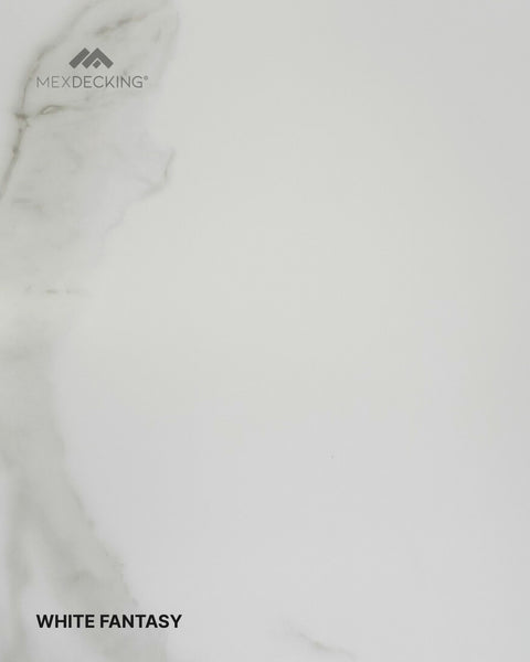 Mármol 1.22m x 2.44m/2.80. - White Fantasy